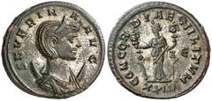 Monedas romanas / Roman coins (275 d.C.). Severina. Antoniniano. (Spink 11706) (Co. 8) (RIC. 13). Restos de plateado original. Bella. 4,27 g. EBC/EBC-.
