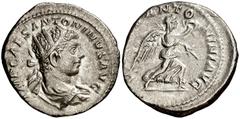 Monedas romanas / Roman coins (219 d.C.). Eliogábalo. Antoniniano. (Spink 7500) (S. 294) (RIC. 152). 4,71 g. MBC+/MBC.