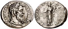 Monedas romanas / Roman coins (193 d.C.). Pertinax. Denario. (Spink 6038) (S. 2) (RIC. 1a). Muy rara. 3,38 g. MBC+.