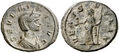 Monedas romanas / Roman coins (274-275 d.C.). Severina. Denario de cobre. (Spink 11710) (Co. 14) (RIC. 6). 2,26 g. MBC+.