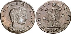 Monedas romanas / Roman coins (308 d.C.). Galeria Valeria. Sérdica. Follis. (Spink 14591) (Co. 2) (RIC. 41). 6,49 g. MBC+.