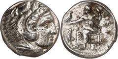 Monedas griegas / Greek coins Imperio Macedonio. Alejandro III, Magno (336-323 a.C.). Macedonia. Tetradracma. (S. 6718 var) (MJP. 79b). 17,12 g. MBC+.