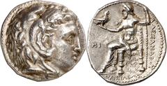 Monedas griegas / Greek coins Imperio Macedonio. Alejandro III, Magno (336-323 a.C.). Babilonia. Tetradracma. (S. 6724 var) (MJP. 3751a). 17,09 g. EBC+.