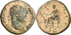 Monedas romanas / Roman coins (126-127 d.C.). Adriano. Dupondio. (Spink 3659) (Co. 367) (RIC. 877). 12,38 g. MBC-.