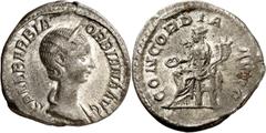 Monedas romanas / Roman coins (225 d.C.). Orbiana. Denario. (Spink 8191) (S. 1) (RIC. 319). Escasa. 2,66 g. MBC+.