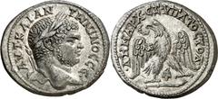 Monedas romanas / Roman coins (213-217 d.C.). Caracalla. Siria. Tiro. Tetradracma. (S.GIC. 2679). 13,83 g. EBC-.