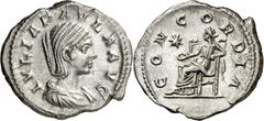 Monedas romanas / Roman coins (220 d.C.) Julia Paula. Denario. (Spink. 7655) (S. 6a) (RIC. 211). 3 g. MBC+/EBC-.