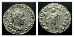ROMAN IMPERIAL COINAGE HOSTILIAN (251) HOSTILIAN (251) AR-Antoninianus, 3,64 g. Rome. c. 251. Obv.: C VALENS HOSTIL MES QVINTVS N C Radiate, draped bust r. Rev.: PRINCIPI IVVENTVTIS Hostilian l., stan