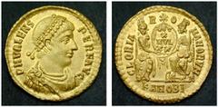 A COLLECTION OF ROMAN GOLD COINS VALENS (364-378) AV-Solidus, 4.47 g. Antiochia, 367-375. Obv.: DN VALENS PF AVG Diademed, draped, cuirassed bust of Valens r. Rev.: GLORIA ROMANORVM / VOT X MVL XX / K