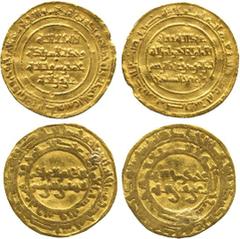 COINS of the ISLAMIC World . Fatimid. al-Hakim, Gold Dinar, Misr 410h, 4.l9g; al-Zahir, Gold Dinar, Misr 415h, 3.86g (Nicol 1103, 1517). First about very fine, the second plugged, very fine. (2) £200-