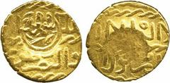 COINS of the ISLAMIC World . Safavid. Shah Isma‘il I, Ashrafi, no mint, undated, countermark on a Burji Mamluk Ashrafi of Tumanbay I, 3.35g. Very fine and rare . £350-400