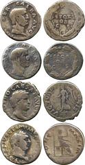 ANCIENT COINS. Galba (AD 68-69), Silver Denarii (2), head right, revs legend within wreath;Otho (AD 69), Silver Denarius, head right , rev Victory;Vitellius (AD 69), Silver Denarius, head right , rev 