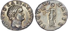 Ancient Rome Otho (AD 69) AR Denarius, Rome, 3.09g. IMP OTHO CAESAR AVG TR P, bare head of Otho right. Rev. SECV-RI-TAS P R, Securitas standing left, holding wreath and sceptre. (RIC 8; BMC 17; RSC 17