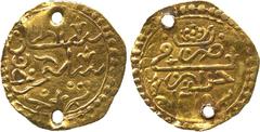 ISLAMIC COINS. Ottoman. Selim III, Gold ¼-Sultani, Jaza’ir 1219h, 0.82g (KM 44). Twice pierced, very fine and rare . £150-200