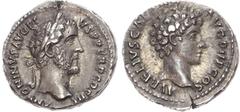 Ancient Rome Antoninus Pius (with Marcus Aurelius as Caesar) AR Denarius, mint of Rome, AD 140, 3.69g. Antoninus Pius (with Marcus Aurelius as Caesar) AR Denarius, mint of Rome, AD 140, 3.69g. ANTONIN
