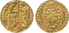 WORLD COINS. VENETIAN DUCATS AND ZECCHINI AND THEIR IMITATIONS. Antonio Venier (1382-1400), Gold Ducat, 3.49g (Paol 1; F 1229). Well struck, nearly extremely fine. £200-250
