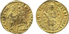 WORLD COINS. VENETIAN DUCATS AND ZECCHINI AND THEIR IMITATIONS. Chios under La Maona (1347-1566). Gold Ducat, before 1415, in the name of Antonio Venier (1382-1400), legends reading ANTOVENER outwardl