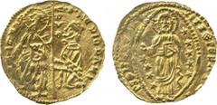 WORLD COINS. VENETIAN DUCATS AND ZECCHINI AND THEIR IMITATIONS. Chios under La Maona (1347-1566). Filippo Maria Visconti, Duke of Milan and Lord of Genoa (1421-1436), Gold Ducat, Doge kneeling left an