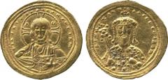 ANCIENT COINS. A Collection of Byzantine Gold Coins . Mint of Constantinople, unless otherwise stated. Constantine VIII (AD 1025-1028), Gold Histamenon, + IhS XIS REX REGNANtIhM , bust of Christ facin