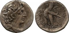 ANCIENT COINS. Greek. Kingdom of Syria, Antiochos VIII (138-129 BC), Silver Tetradrachm, mint of Askalon, struck 115/4 BC , diademed and draped bust right, rev BA Σ I Λ E ΩΣ ANTI[OXOY] , eagle standin
