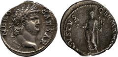 ANCIENT COINS. Roman,. A Collection Of The Coins Illustrated In Silver Heads, Royal Tales. Nero (AD 54-68), Silver Denarius, AD 64-68, NERO CAESAR , laureate head right , rev AVGVSTVS GERMANICVS , Ner