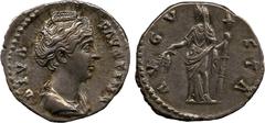 ANCIENT COINS. Roman,. A Collection Of The Coins Illustrated In Silver Heads, Royal Tales. Faustina Snr (wife of Antoninus Pius), Silver Denarius, after AD 147, DIVA FAVSTINA , draped bust right , rev
