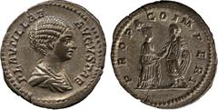 ANCIENT COINS. Roman,. A Collection Of The Coins Illustrated In Silver Heads, Royal Tales. Plautilla (wife of Caracalla), Silver Denarius, AD 202, PLAVTILLAE AVGVSTAE , draped bust right , rev PROPAGO