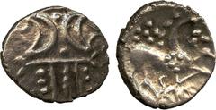 BRITISH COINS. Ancient British. A Collection Of The Coins Illustrated In Silver Heads, Royal Tales. Uninscribed and Dynastic Issues. Iceni, SAENU (early to mid 1st Century AD), Silver Unit, AD 50-55, 