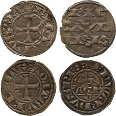 BRITISH COINS. A Collection Of The Coins Illustrated In Silver Heads, Royal Tales. Miscellaneous. Anglo-Gallic, Richard I (1169-1199), Silver Denier, Poitou, cross pattée within beaded circle, rev leg