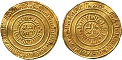 ISLAMIC COINS. Fatimid. Crusader Imitation, Fatimid Gold Dinar (fine style), “al-Amir, al-Iskandariya 514h”, 4.26g. Extremely fine. £300-350