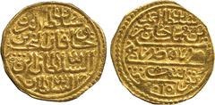ISLAMIC COINS. Ottoman. Ahmad I, Gold Sultani, Tunis 1015h, 3.48g (appears to be a previously unrecorded date for this mint; A 1347N). Extremely fine and extremely rare. By the time this coin was stru