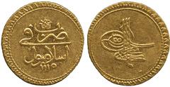 ISLAMIC COINS. Ottoman. Ahmad III, Gold Funduq, Islambul 1115h, ha, 3.46g (Pere 499). Extremely fine. £250-300