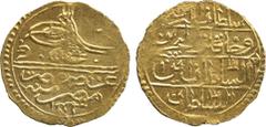 ISLAMIC COINS. Ottoman. Mahmud II , Gold Zar-i Mahbub, Misr 1223h, ry 1, 2.36g (Pere 777; KM 197). About extremely fine and rare. £300-350