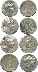 ANCIENT COINS. Greek. Kingdom of Cappadocia, Ariarathes IV, Eusebes (220-163 BC), Silver Drachm, Year 33, diademed head right , rev Athena standing left, holding Nike, spear and shield (Simonetta 20a)