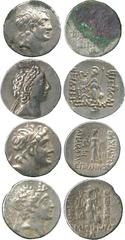 ANCIENT COINS. Greek. Kingdom of Cappadocia, Ariarathes VII, Philometor (116-101 BC), Silver Drachm, Year 11, diademed head right , rev Athena standing left, holding Nike, spear and shield (Simonetta 