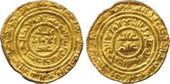 WORLD COINS. ISLAMIC COINS. Fatimid. al-‘Adid (555-567h), Gold Dinar, al-Mu’izziya al-Qahira 566h, 4.50g (Nicol 2713; A 744 2). Good very fine and rare. ex Spink Zürich auction, June 1998, lot 138 Thi