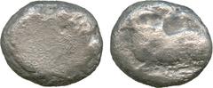 ANCIENT COINS, GREEK Cyprus, Salamis, Euelthon (c.530-480 BC), Silver Stater, ram recumbent left , rev blank, 10.78g (SNG Cop 31; BMC 1). Lightly porous, fine, rare . £100-150