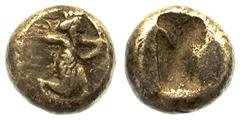 LYDIA AND THE PERSIAN ROYAL COINAGE No.: 6 Estimate: £ 80 Darius I, -Siglos 1.81g, the Great King right, rev rectangular punch with plain incuse impression (Carradice type II, type as pl.XI, 12; Babel