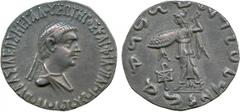 ANCIENT COINS, Greek, Indo-Greek Kingdom, Apollodotos II (c.80-65 BC), Silver Tetradrachm, BA Σ I Λ E ΩΣ ME Γ A Λ OY ΣΩ THPO Σ KAI Φ I Λ O Π ATOPO Σ A Π O ΛΛ O Δ OTOY , diademed head of King facing ri