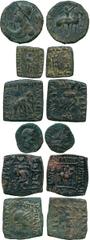 ANCIENT COINS, GREEK, Indo-Greek Kingdom, AE (19), including issues of Eukratides I (c.171-145 BC), Menander (c.165/155- 130 BC), Strato I (c.125-110 BC), Amyntas (c.95-90 BC), Archebius (c.90-80 BC),