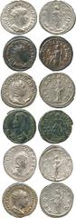ANCIENT COINS, ROMAN, Miscellaneous Roman Coins (12), including Denarii of Septimius Severus (AD 193-211), Caracalla (AD 198-217), and Severus Alexander (AD 222-235), and Antoniniani, including issues