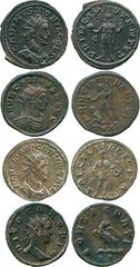 THE ALFRED FRANKLIN COLLECTION OF ANCIENT COINS, ROMAN SILVER AND BRONZE COINS , Divus Carus (died AD 283), Antoninianus, rev eagle; Carinus (AD 282-285), Antoniniani (3), two struck as Caesar, rev em