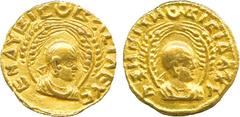 A COLLECTION OF AKSUMITE COINS , THE PROPERTY OF A EUROPEAN COLLECTOR, Endybis (c. AD 290), Gold, EN Δ YBIC BACI Λ EYC (‘King Endybis’), draped bust right, wearing head-cloth, between wheat stalks, di