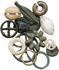 ANCIENT COINS, ANCIENT BRITISH, Celtic Gold, Celtic, Gold Banded Ring (formerly known as “Ring-Money”), plain with traces of bands, 9.90g (cf van Arsdell 1-3); another, not banded, 2.07g; and a group 