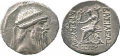 ANCIENT COINS, THE DAVID SELLWOOD COLLECTION OF PARTHIAN COINS (PART FOUR), Artabanus II (127-126 BC), Silver Tetradrachm, minted at Seleucia on the Tigris, diademed and long bearded bust right, reel-