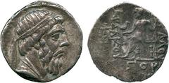 ANCIENT COINS, THE DAVID SELLWOOD COLLECTION OF PARTHIAN COINS (PART FOUR), Mithradates I (164-132 BC), Silver Drachm, minted at Seleucia on the Tigris, diademed and bearded bust right, reel-and-pelle