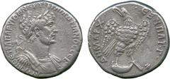 ANCIENT COINS, ROMAN COINS, Hadrian (AD 117-138), Silver Tetradrachm, minted at Antioch, struck AD 119, laureate and cuirassed bust facing right , rev eagle standing right, head left, on the leg and t