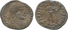 ANCIENT COINS, THE COLLECTION OF A CLASSICIST (PART III), Valentinian I (AD 364-375), Silver Siliqua, mint of Thessalonica, struck AD 364-7, D N VALENITNI-AMVS P F AVG , pearl-diademed, draped and cui