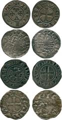BRITISH COINS, Anglo-Gallic , Eleanor of Aquitaine (1122/1124-1137-1204, wife of Henry II, mother of Richard I), Silver Denier, Aquitaine, c.1189-1190 (Elias 11); Richard I (1189-1199), Silver Denier,