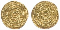 Fatimid No.: 178 Estimate: £ 200 al-Mustansir, Dinar, Sur 442h, 2.95g (BMC IV:145; Miles 293). Traces of mounting, good very fine, scarce. £200-250